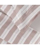 Ensemble de draps Mini taie rectangle en satin de coton Noémie vieux rose - 150x200 cm