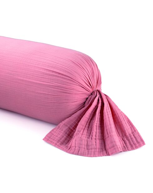 Unifarbenes Nackenetui aus Baumwollgaze 06 - 43x210 cm