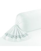 Custodia Imperial Moon grigio/bianco in cotone satinato - 43x210 cm