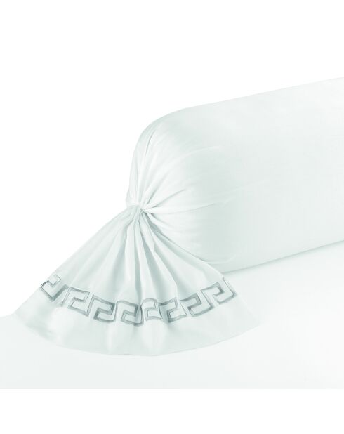 Custodia Imperial Moon grigio/bianco in cotone satinato - 43x210 cm