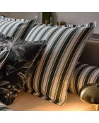 Custodia Soline in raso di cotone verde/blu - 43x210 cm