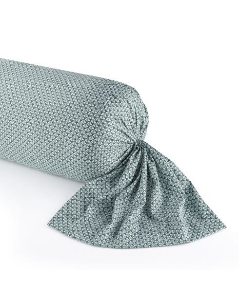 Custodia in cotone satinato Green Arch Flowers - 43x210 cm