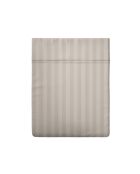 Katoensatijn laken Dobby Stripe Jacquard taupe - 240x300 cm