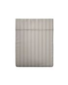 Katoensatijn laken Dobby Stripe Jacquard taupe - 240x300 cm