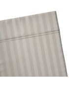 Katoensatijn laken Dobby Stripe Jacquard taupe - 240x300 cm