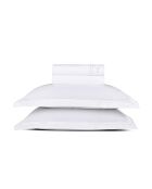 Bel set di lenzuola rettangolari in raso di cotone bianco - 180x200 cm