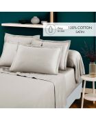 Uni 1 baratta taupe 05 katoensatijn laken