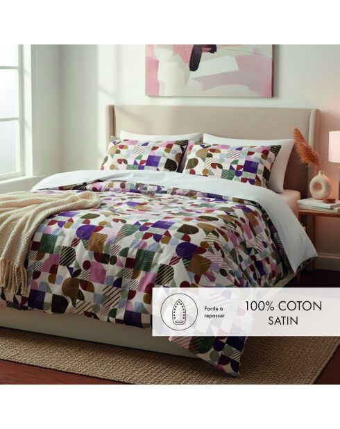 Valigetta Modul'Art in raso di cotone bianco - 43x210 cm