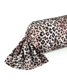 Custodia Wild Elegance in raso di cotone marrone chiaro - 43x210 cm