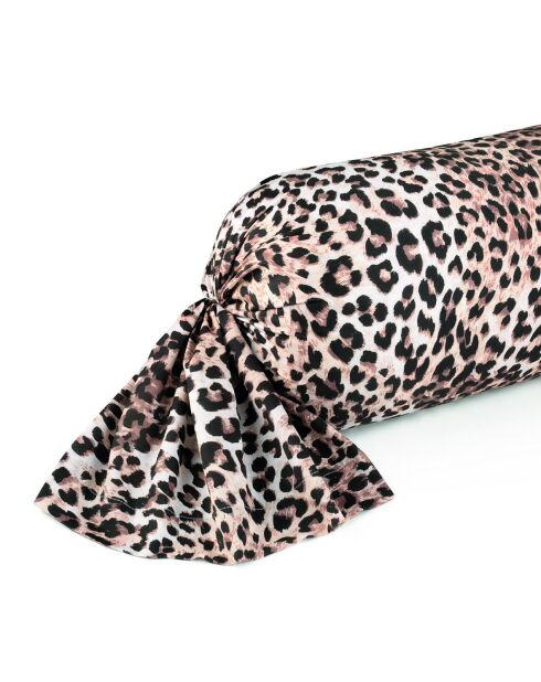 Custodia Wild Elegance in raso di cotone marrone chiaro - 43x210 cm