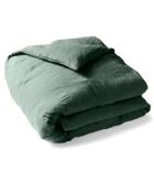Housse de couette en gaze de coton vert sapin