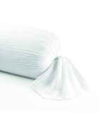 Uni Kissenhülle aus weißer Baumwolle 02 - 43x210 cm