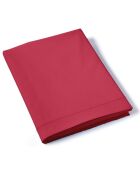 Drap plat en percale de coton uni feu