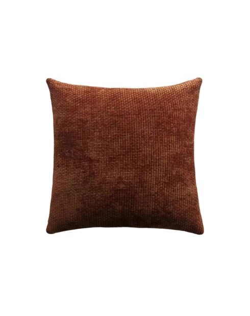 Housse de coussin Alenia rouge séquoia - 45x45 cm