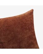 Housse de coussin Alenia rouge séquoia - 45x45 cm