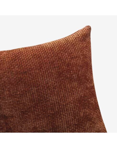 Housse de coussin Alenia rouge séquoia - 45x45 cm