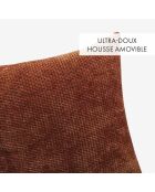 Housse de coussin Alenia rouge séquoia - 45x45 cm