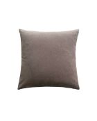 Housse de coussin Malory taupe - 45x45 cm