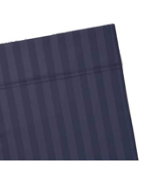 Dobby Stripe Dobby Stripe katoenen satijnen laken Dobby Stripe geweven donkerblauw
