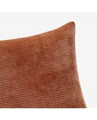 Housse de coussin Maya rouge séquoia - 45x45 cm