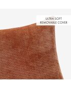 Housse de coussin Maya rouge séquoia - 45x45 cm
