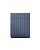Drap plat satin de coton dobby stripe Jacquard bleu 06