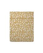 Drap plat en satin de coton Elégance jaune - 240x300 cm