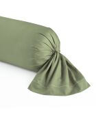Fodera Floréal in raso di cotone verde 11 - 43x210 cm