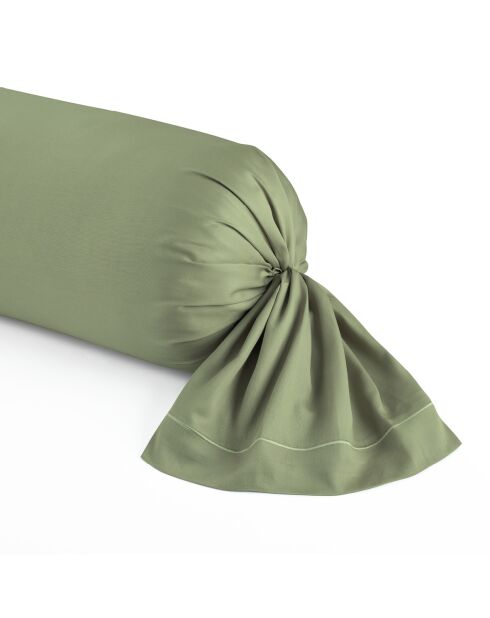 Fodera Floréal in raso di cotone verde 11 - 43x210 cm