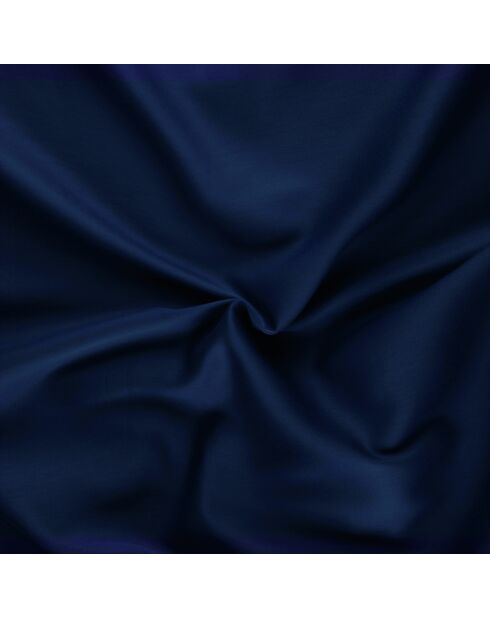 Ensemble de draps Maxi taie rectangle satin de coton Uni 1 baratta bleu 11