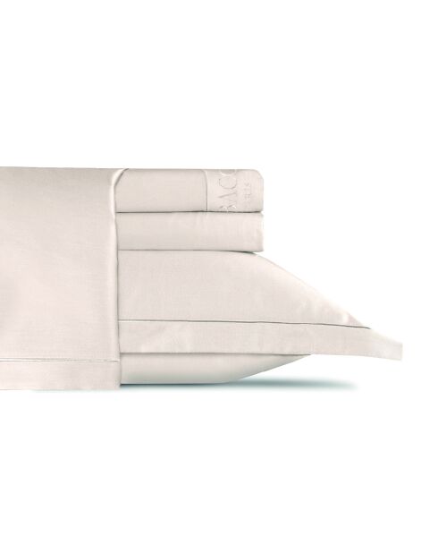 Ensemble de draps Maxi taie rectangle satin de coton Uni 1 baratta taupe 05