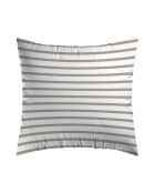 Set de 2 taies d'oreiller en satin de coton Léna taupe - 63x63 cm