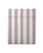 Drap plat en satin de coton Noémie vieux rose - 240x300 cm