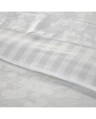 Babydekbedovertrek + kussensloop van geweven katoensatijn Jacquard Jacquard Petit Chênes Blanches - 80x120 cm