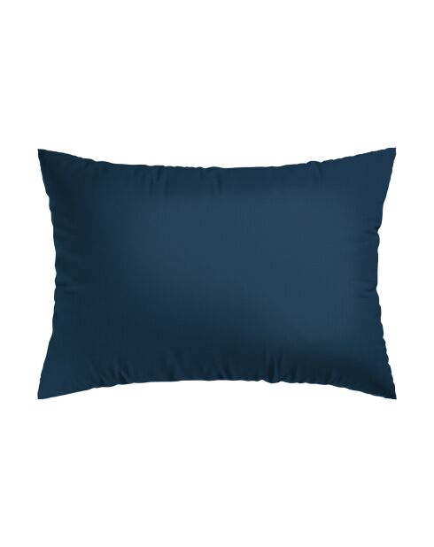 Blauer Kissenbezug aus Baumwollgaze 14-2x (50x70 cm) Uni