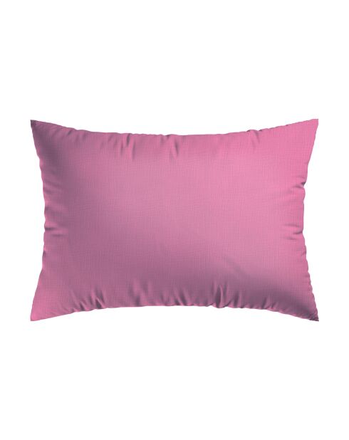 Funda de almohada de gasa de algodón rosa Uni 06 — 2x (50x70 cm)
