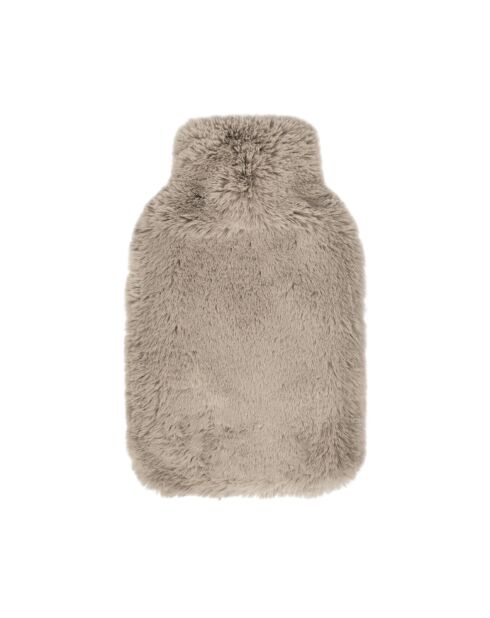 Borraccia per acqua calda con coperchio beige - 20x33 cm