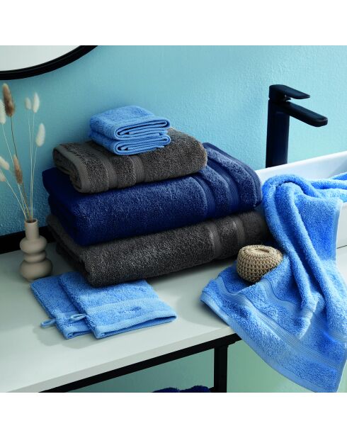 Set de 2 serviettes et 2 draps de bain marron - 2x(50x100 cm) + 2x(70x140 cm)