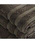 Set van 2 handdoeken en 2 bruine badlakens - 2x (50x100 cm) + 2x (70x140 cm)