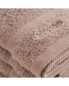 Set van 4 taupe gastenservetten - 30 cm