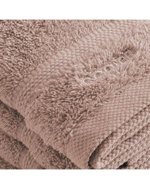 Set van 4 taupe gastenservetten - 30 cm