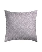 Juego de 2 fundas de almohada de satén de algodón Parterre de Roses lavanda, 63 x 63 cm