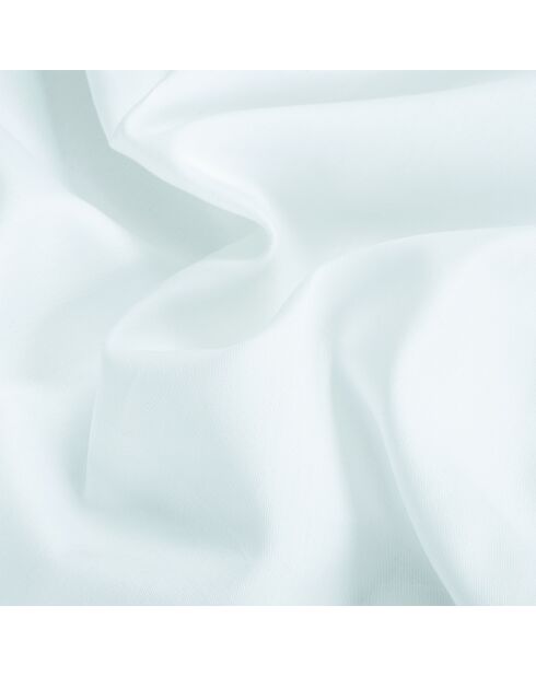 Ensemble de draps Maxi taie rectangle satin de coton Uni 1 baratta blanc 01