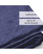 Maxi Plaid/Tagesdecke Design Diamond dunkelblau - 220x250 cm