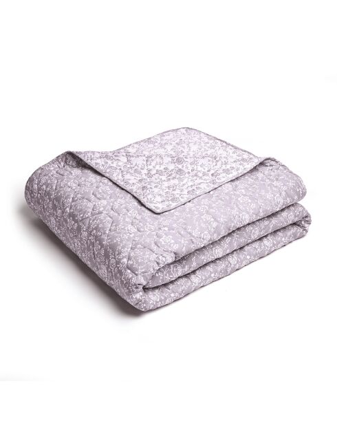 Colcha ultrasuave con diseño de cama de rosas y lavanda, 180 x 220 cm