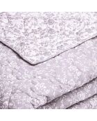 Colcha ultrasuave con diseño de cama de rosas y lavanda, 180 x 220 cm