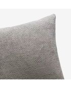 Housse de coussin Alenia gris clair - 45x45 cm