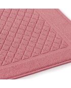 Tapis de bain rose hibiscus - 50x70 cm