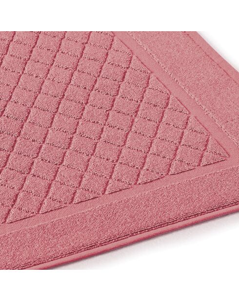Tapis de bain rose hibiscus - 50x70 cm