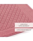 Tapis de bain rose hibiscus - 50x70 cm